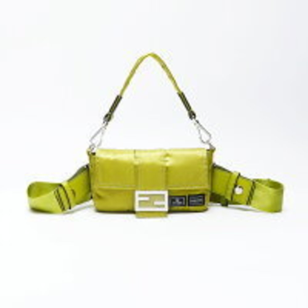 FENDI Porter bucket mini shoulder bag khaki